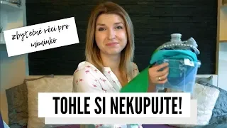 CO NEKUPOVAT PRO MIMINKO?! ❌- zbytečná výbavička, co nepotřebujete pro miminko SUB CZ,ENG