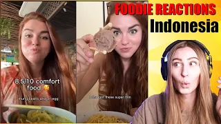 FOODIE REACTIONS TO IDONESIAN FOODS IN INDO-AMERICAN RESTAURANTS AND IN INDONESIA STREET MARKETS