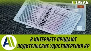 Водительские удостоверения Кыргызстана продают за 6000 рублей  Апрель ТВ