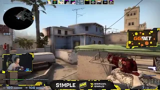s1mple plays Mirage FPL with Lobanjica, jR and k1to (Mirage) I 2019 11 10