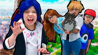 Marinette turns into a vampire! Stories of Ladybug and Cat Noir