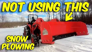 Snow Plowing Secret for Gravel Driveways