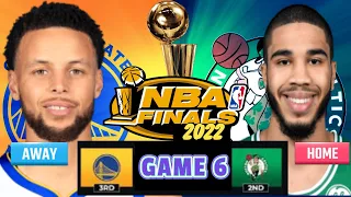 GAME 6 NBA Finals Golden State Warriors vs Boston Celtics NBA Live Scoreboard Play by Play /Interga