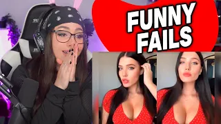 TRY NOT TO LAUGH WATCHING FUNNY FAILS VIDEOS #19 | Bunnymon REACTS