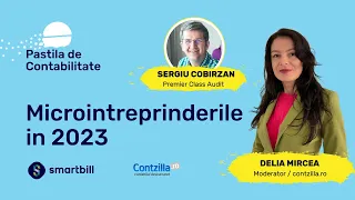 #PastiladeContabilitate - Microintreprinderile în 2023