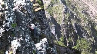 The crazy pinnacles Aonach eagach