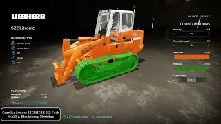 Crawler Loader LIEBHERR 622 Pack | New Mod | Farming Simulator 22