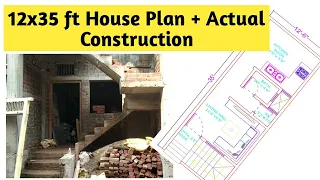 12x35 House Construction ¦¦ Stair Details ¦¦ House Under Construction ¦¦ 12x35 house plan