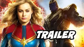 Captain Marvel International Trailer - Avengers Endgame Easter Eggs Breakdown