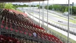 View from Grandstand M at 2016 Spanish F1 Grand Prix