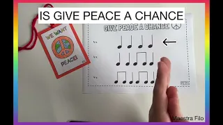 Give Peace a chance Maestra Filo