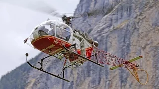 Aérospatiale SA-315 B Lama - Start mit Zeitlupe