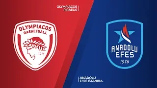 Olympiacos Piraeus - Anadolu Efes Istanbul Highlights | Turkish Airlines EuroLeague RS Round 12