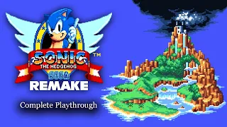 Sonic The Hedgehog SMS Remake - Complete Playthrough