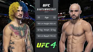 UFC 4 - Sean O'Malley vs Marlon Moraes! CPU vs CPU! Legendary Difficultly!