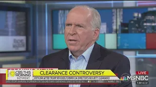 Former CIA Director John Brennan Says Trump Is 'Drunk On Power'