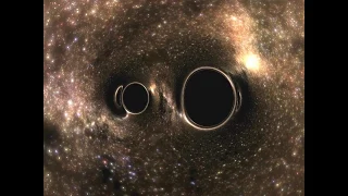 What black holes orbiting one another would look like (if we could see them) [HD, 4K, 5K]