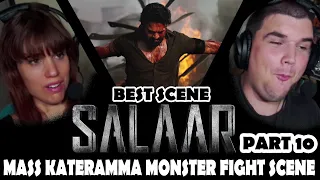 SALAAR MASS KATERAMMA MONSTER FIGHT SCENE REACTION - Part 10 - PRABHAS, SHRUTI HAASAN