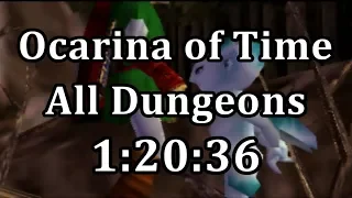 Ocarina of Time All Dungeons Speedrun in 1:20:36