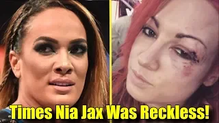 5 Wrestlers That Nia Jax INJURED BY BEING RECKLESS!