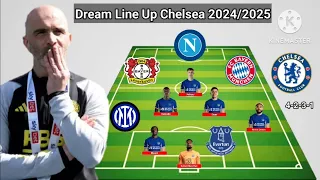 Dream Line Up Chelsea Season 2024/2025 ~ Under Enzo Maresca With Wirtz & Di Marco