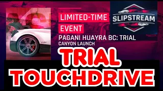 [Touchdrive] Asphalt 9 | PAGANI HUAYRA BC | TRIAL | CANYON LAUNCH | SLIPSTREAM