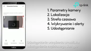 Kamera TP-Link Tapo C200 - ustawienia aplikacji mobilnej Tapo