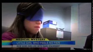 ʬ 12-Year-Old Girl Cannot Feel Pain Due to Genetic Disorder YouTube