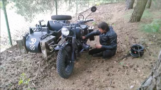 BMW R75 Sahara. Adam odczarowuje Becię