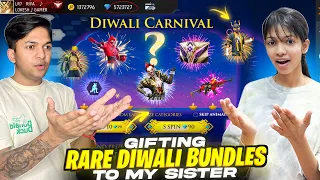 Gifting My Sister New Diwali 🎇 Carnival Event [ RIP 50,000 Diamonds 💎 ] Free Fire