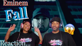 EMINEM "FALL" REACTION | Asia and BJ