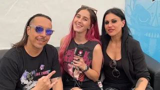 Lacuna Coil - Interview with Cristina & Andrea @ Download Festival 2022!