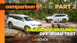 Mitsubishi Pajero Sport Exceed v Toyota Fortuner Crusade OFF-ROAD (Part 2/2)