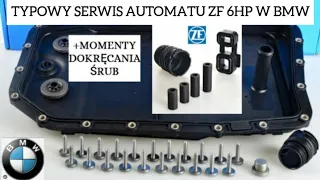 JAK WYMIENIĆ TULEJĘ WIĄZKI ELEKTRYCZNEJ USZCZELKĘ MECHATRONIKI OLEJ MISKĘ W ZF 6HP BMW E60 E61 E90