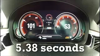 2017 BMW 540i acceleration with Racelogic results