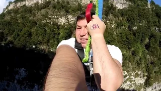 ПРЫЖОК ВЕРЫ!!!! Bungy 207. SkyPark. Sochi 2016. Прыжок с моста в бездну)