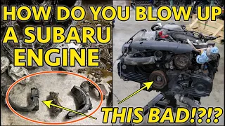 This ENTIRE Subaru Engine IS SCRAP! So Much Damage In A FORESTER? EJ253 RIP