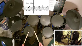What Makes You Beautiful - One Direction - Simplified Beginner Drum Playthrough and Notation
