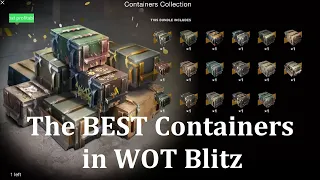 The BEST Containers in World of Tanks Blitz are back! GOLD & TANKS - Containers Collection Opening!