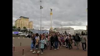 A stroll along Khreshchatyk street in Kyiv. May 2021