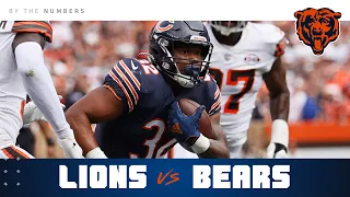 By The Numbers | Bears vs Lions: Week 4 | Chicago Bears