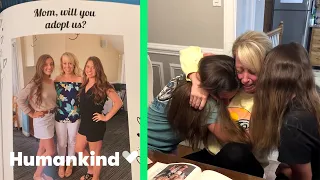 Twins make stepmom sob for the best reason | Humankind #goodnews