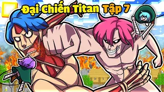 Minecraft Đại Chiến Titan Tập 7 : HIHA BIẾN TITAN ĐẤM NHAU VỚI TITAN THIẾT GIÁP CỦA HUY 😱👊