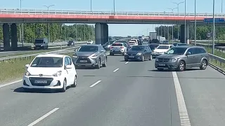 Zbiorowe szaleństwo na Autostradzie A2