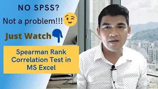 Spearman Rank Correlation Test in MS Excel: A step by step guide for students