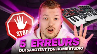 5  ERREURS qui sabotent ton HOME STUDIO (et comment les éviter)