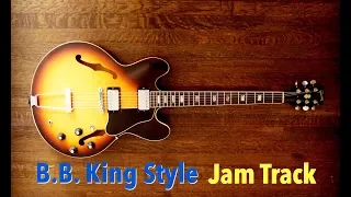 B.B. King Style Blues Jam Backing Track (G)