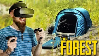 I Played The Best VR Survival Game! - The Forest