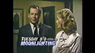 MOONLIGHTING ABC PROMO DECEMBER 1985