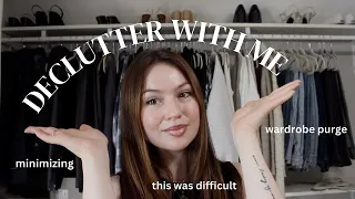 declutter my wardrobe with me | am i a minimalist now...